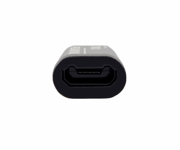 DINIC Adapter, USB C Stecker auf Micro Buchse, 3 Stück Alu, space grey